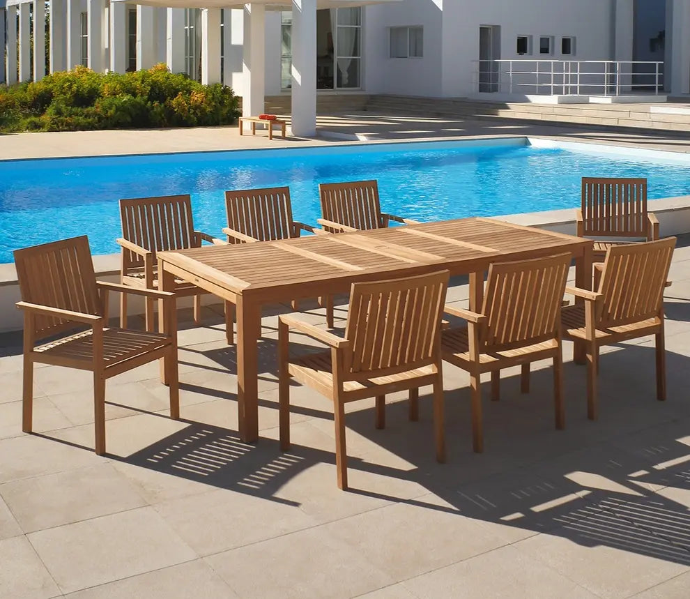 Barlow Tyrie Linear Extending Table 230