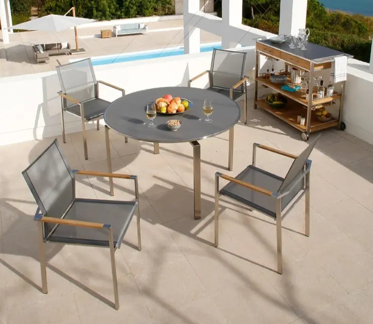 Barlow Tyrie Mercury Dining Serving Table