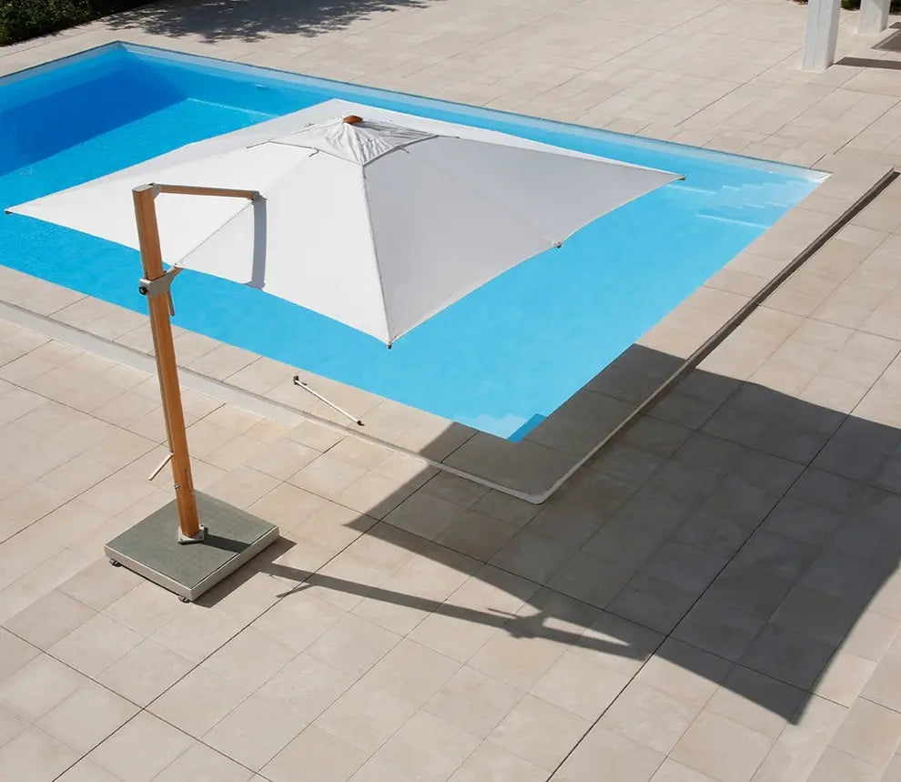 Barlow Tyrie Napoli Parasols Cantilever 4m X 4m Square