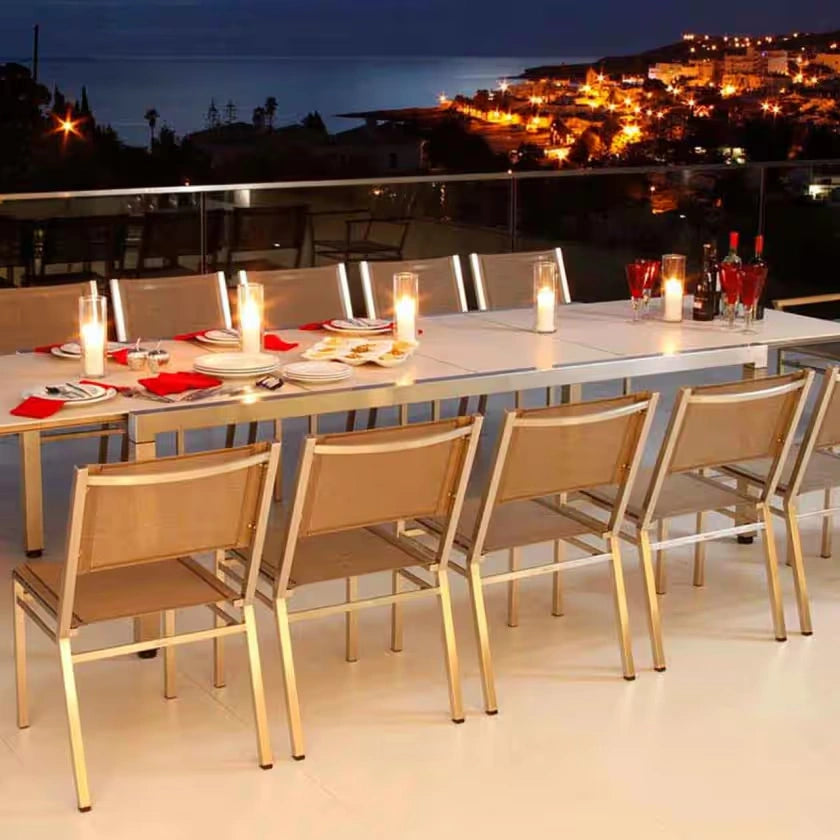 Barlow Tyrie Equinox Dining Extending Table 360 Rectangular