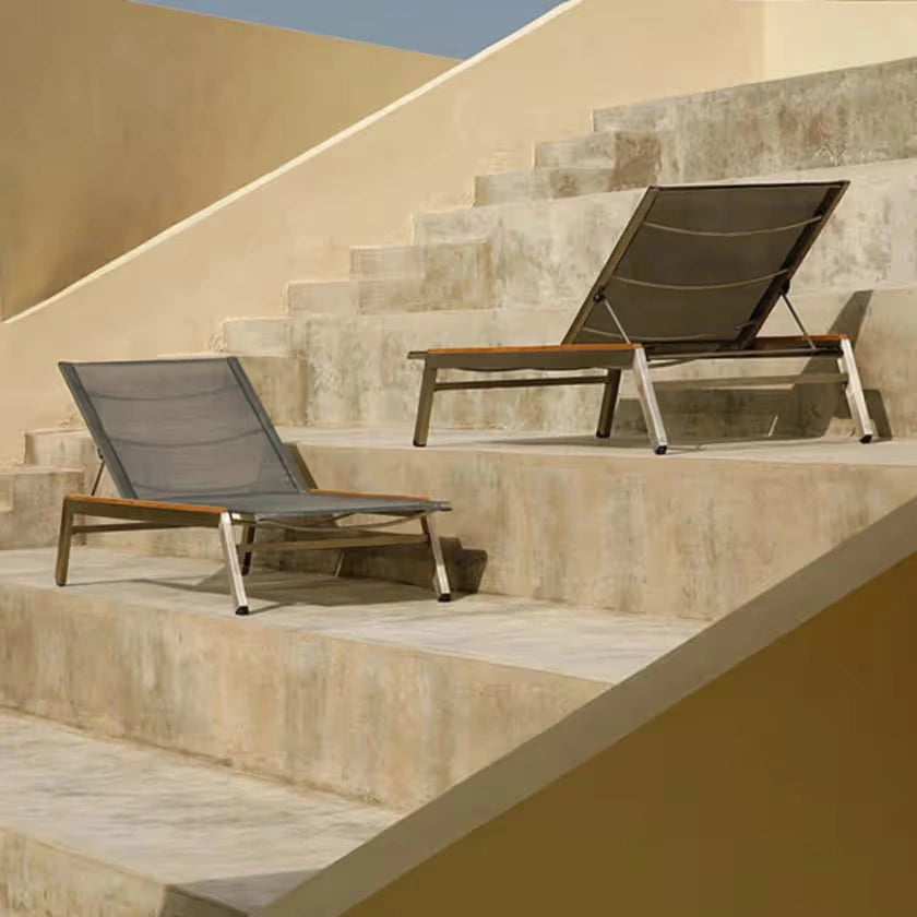 Barlow Tyrie Equinox Lounger with Teak Capping