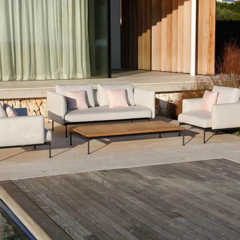 Barlow Tyrie Layout Deep Seating Double Seat High Arms