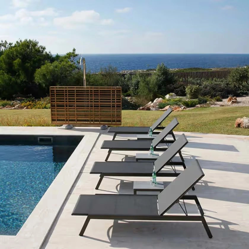 Equinox Occasional Low Lounger Table 49 Rectangular - Powder Coated