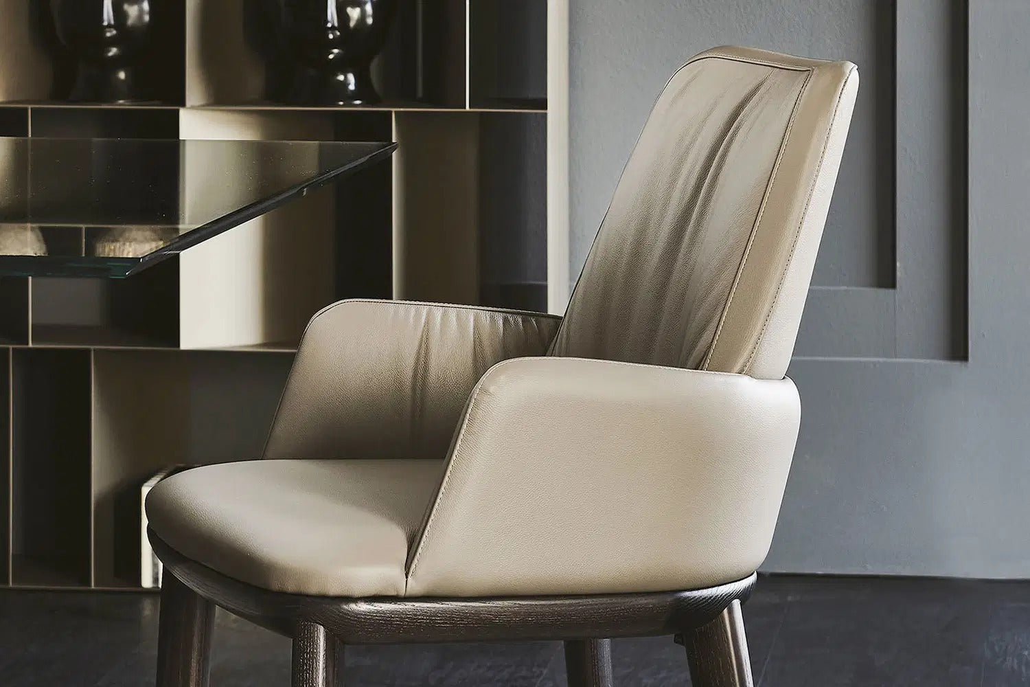 Cattelan Italia Belinda Dining Armchair – Fabric, Micro Nubuk & Synthetic Leather