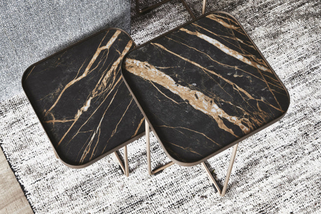 Cattelan Italia Benny Keramik Coffee Table ◻36x36x53h