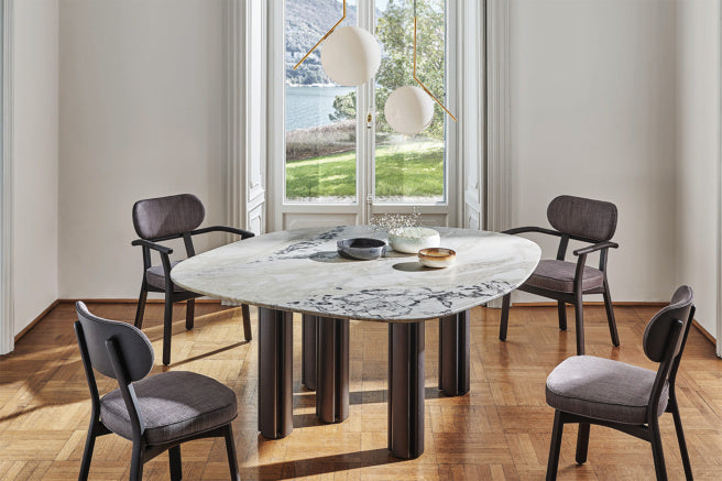 Porada Berry Marble Dining Table