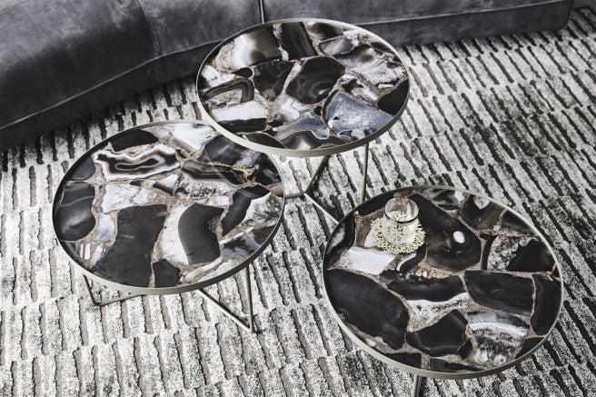 Cattelan Italia Billy Keramik Coffee Table Set of 3 Ø60