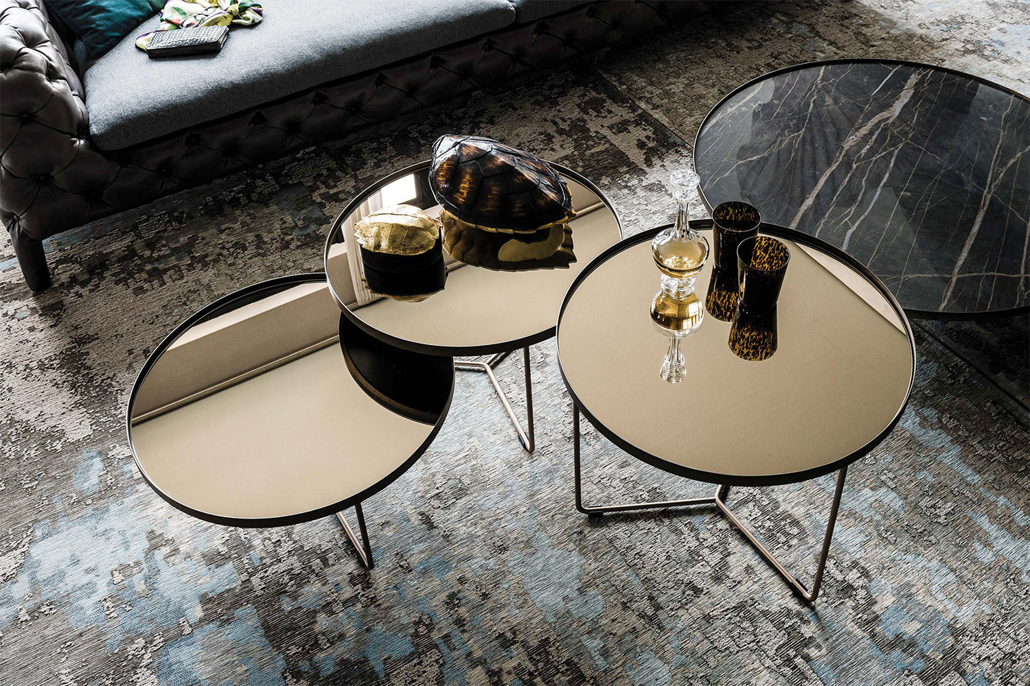 Cattelan Italia Billy Coffee Table Set of 3 ø36