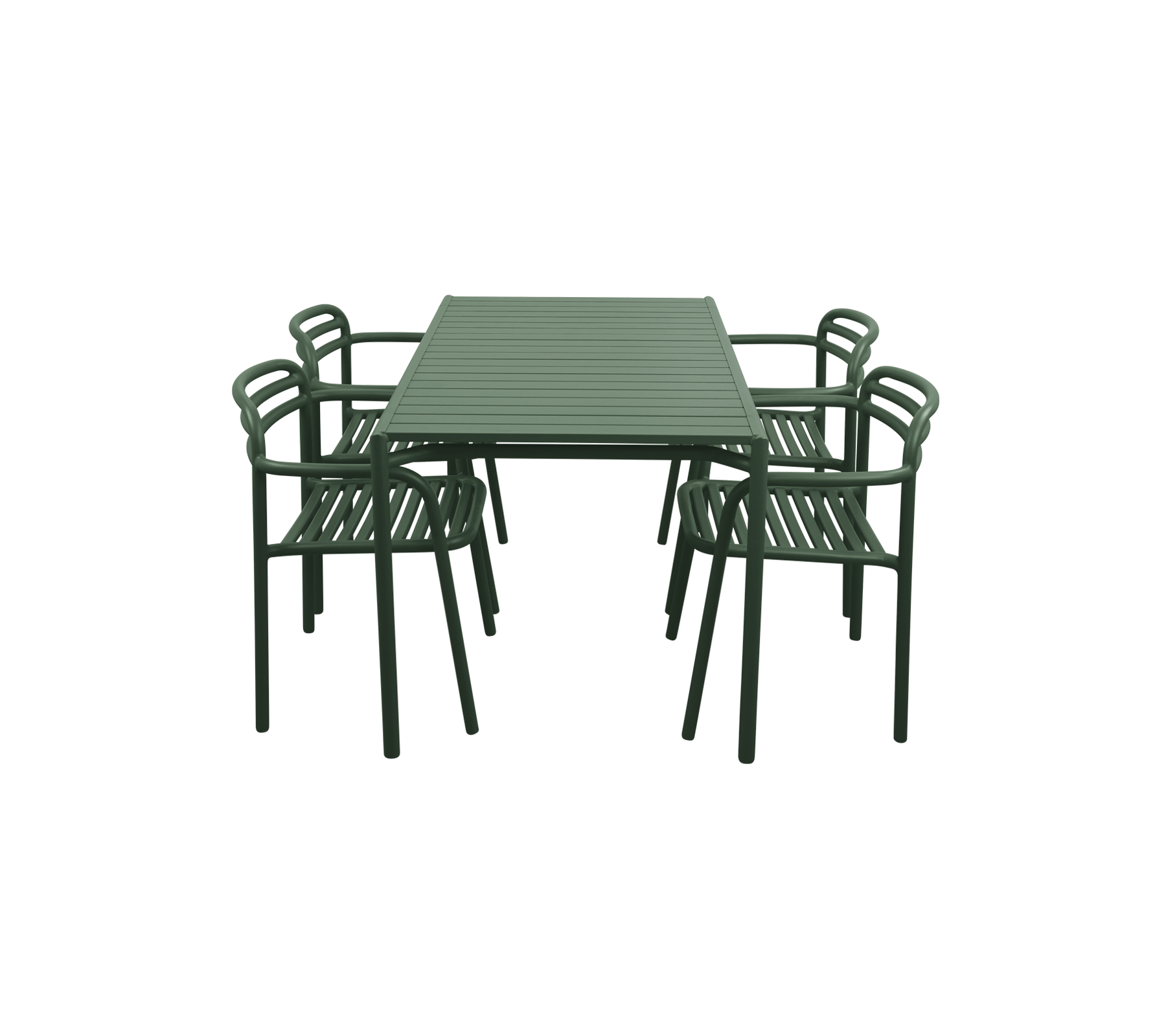 Cane-line Bliss Dining Rectangle Table With 4 Armchairs
