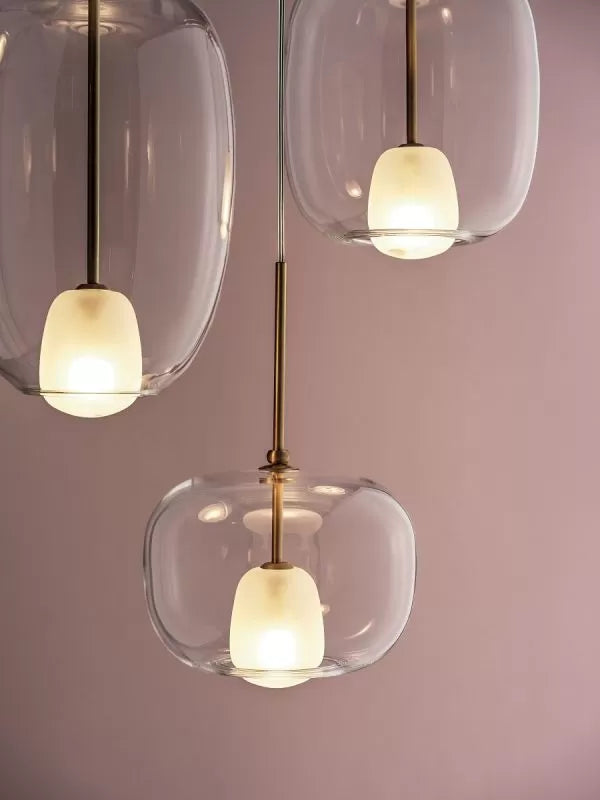 Blow Big ceiling lamp for cluster compositions – can be combined with multiple ceiling rose 56