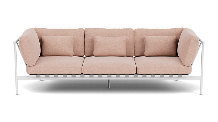 Barlow Tyrie Around Deep Seating Triple Lounge Sofa with Aluminium Arms