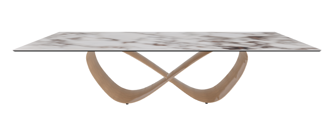 300x120x75h Rectangle Shaped_Breccia_Brushed Bronze