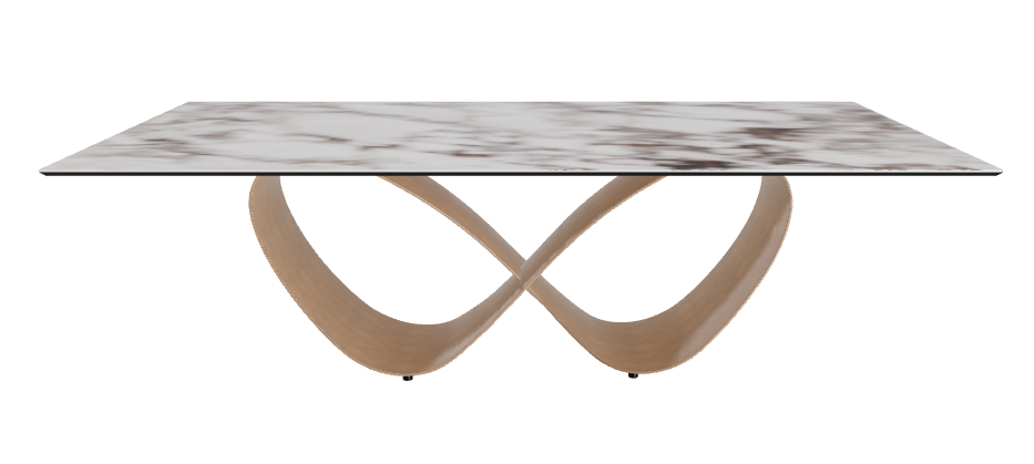 240x120x74h Rectangle Shaped_Breccia_Brushed Bronze