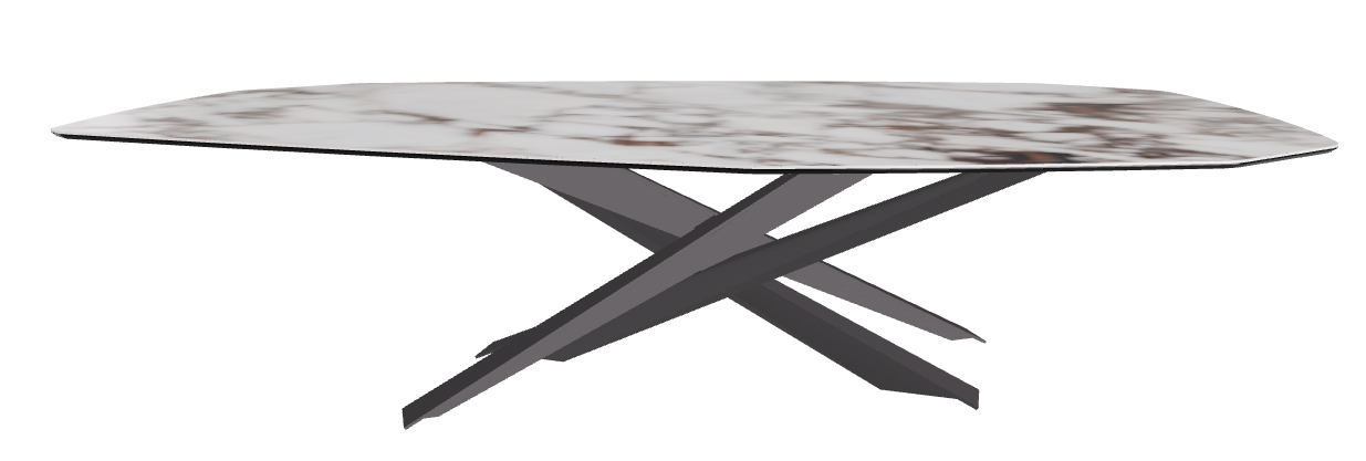 300x130x74.5h Polygon Shaped_Breccia_Graphite Embossed