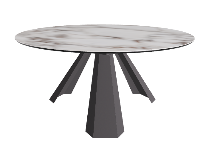 Diameter 158 x Height 73 cm_Breccia_Graphite Embossed