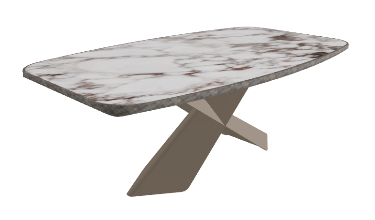 Breccia_Titanium Embossed_Brushed Grey