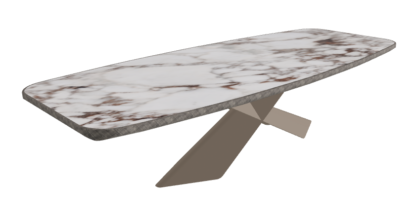 Breccia_Titanium Embossed_Brushed Grey