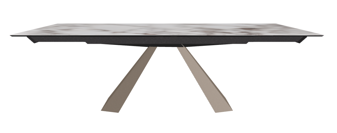 160/236x90x75h Rectangle Shaped_Breccia_Titanium Embossed
