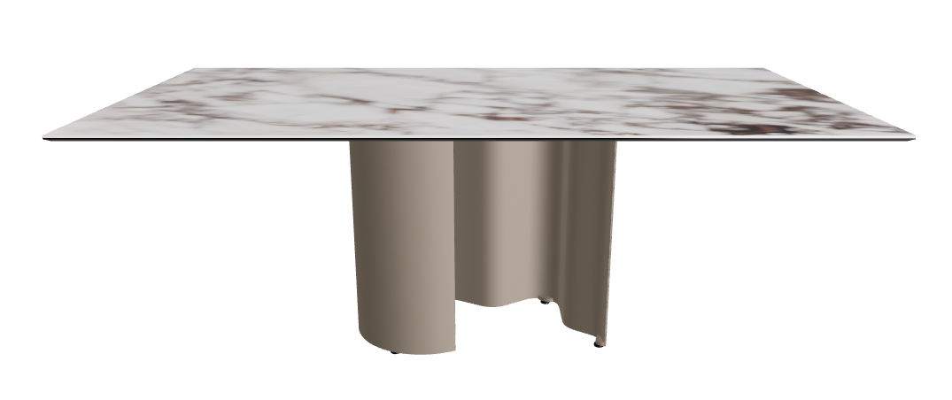 200x106x74h Rectangle Shaped_Breccia_Titanium Embossed