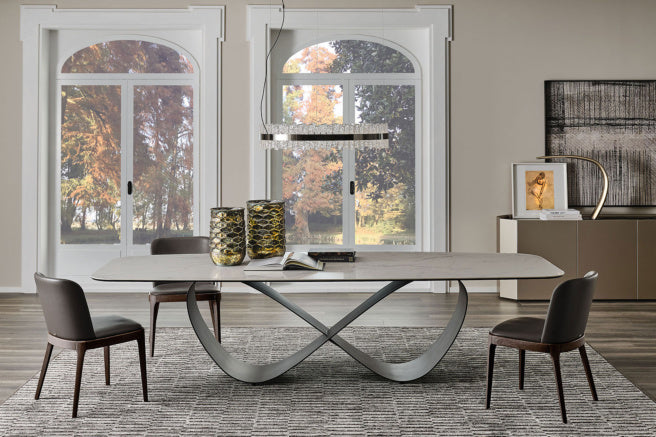 Cattelan Italia Butterfly Keramik Barrel Shaped Dining Table