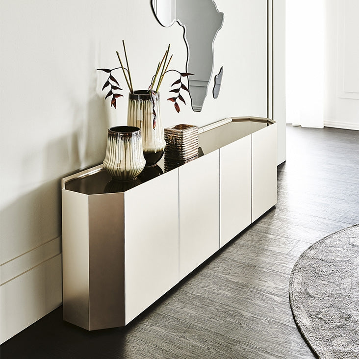 Cattelan Italia Chelsea Sideboards Bronze Glass Top