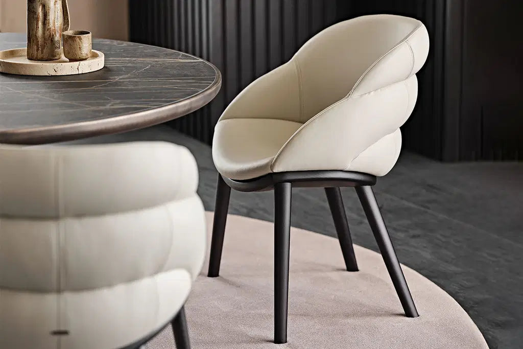 Cattelan Italia Camilla Dining Armchair – Soft Leather & Glove Soft Leather