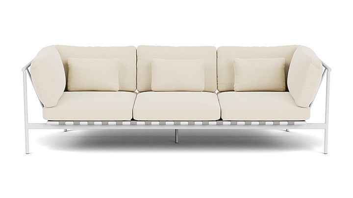 Barlow Tyrie Around Deep Seating Triple Lounge Sofa with Aluminium Arms
