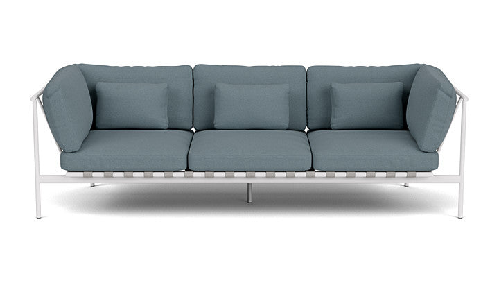 Barlow Tyrie Around Deep Seating Triple Lounge Sofa with Aluminium Arms