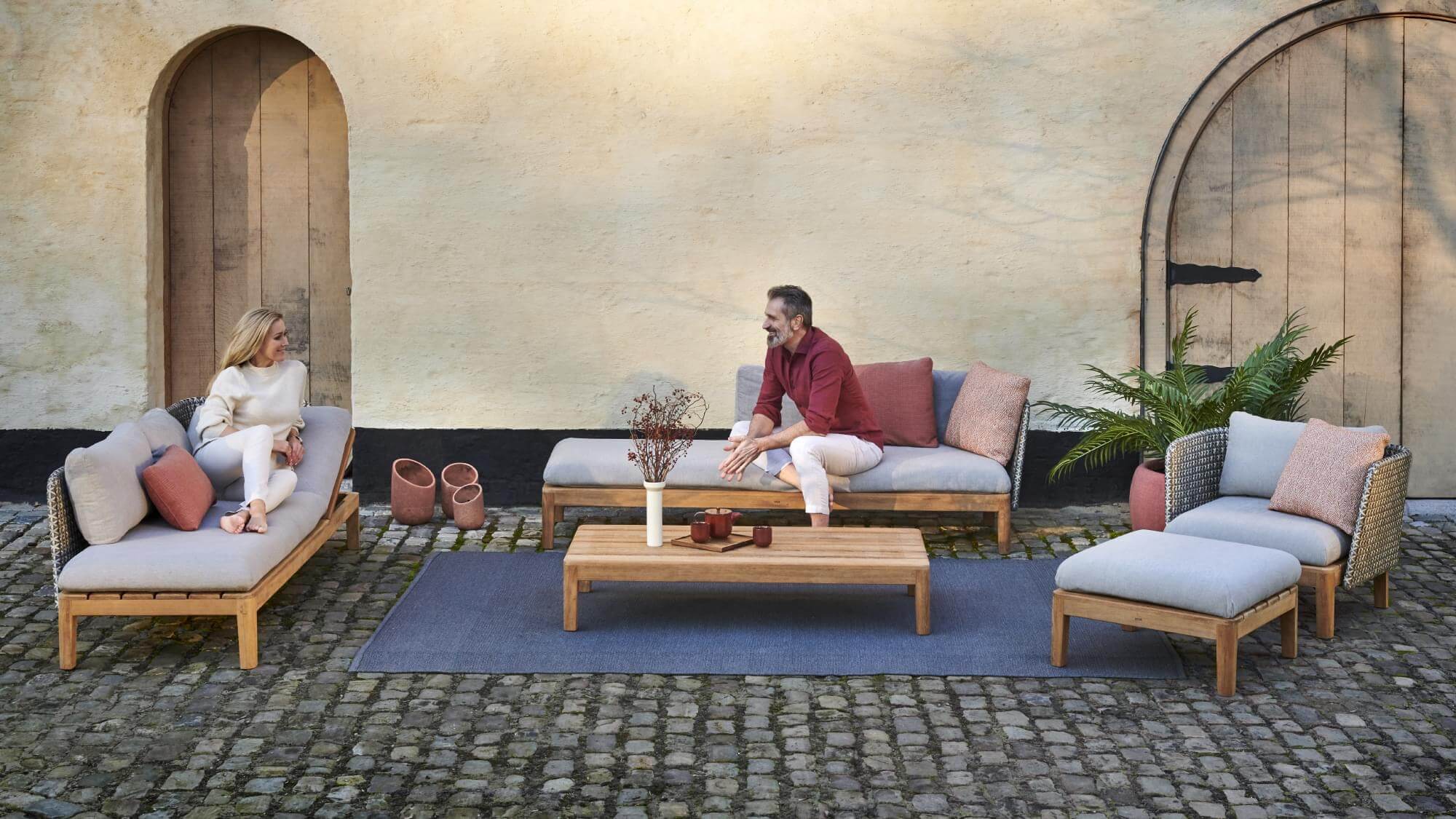 Royal Botania Calypso Lounge Footrest 144 x 72