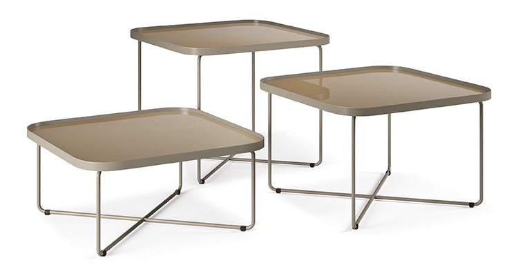 Cattelan Italia Benny Coffee Table Set of 3 60x60