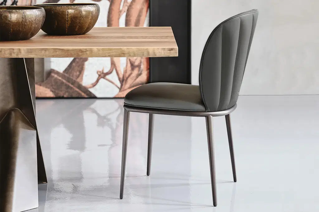 Cattelan Italia Chrishell ML Dining Chair – Synthetic Leather & Micro Nubuk