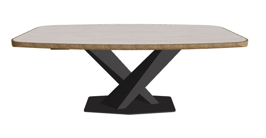 Colosseo_Black Embossed_Brushed Bronze