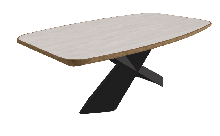 Colosseo_Black Embossed_Brushed Bronze