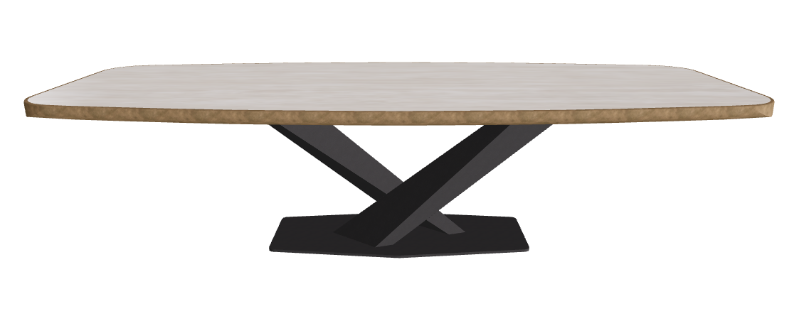 Colosseo_Black Embossed_Brushed Bronze