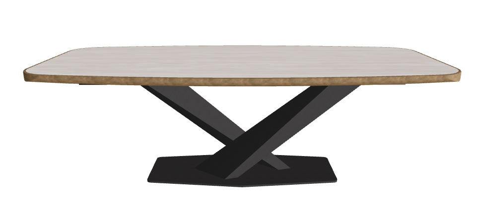 Colosseo_Black Embossed_Brushed Bronze