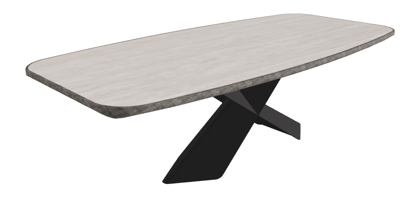 Colosseo_Black Embossed_Brushed Grey