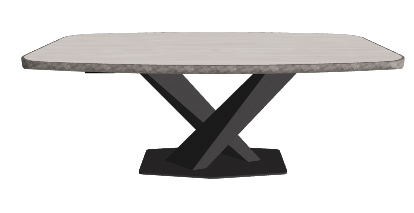 Colosseo_Black Embossed_Brushed Grey