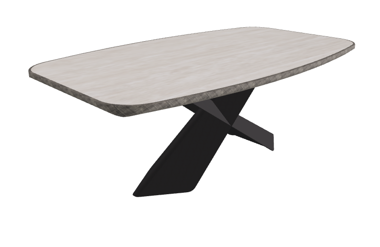 Colosseo_Black Embossed_Brushed Grey