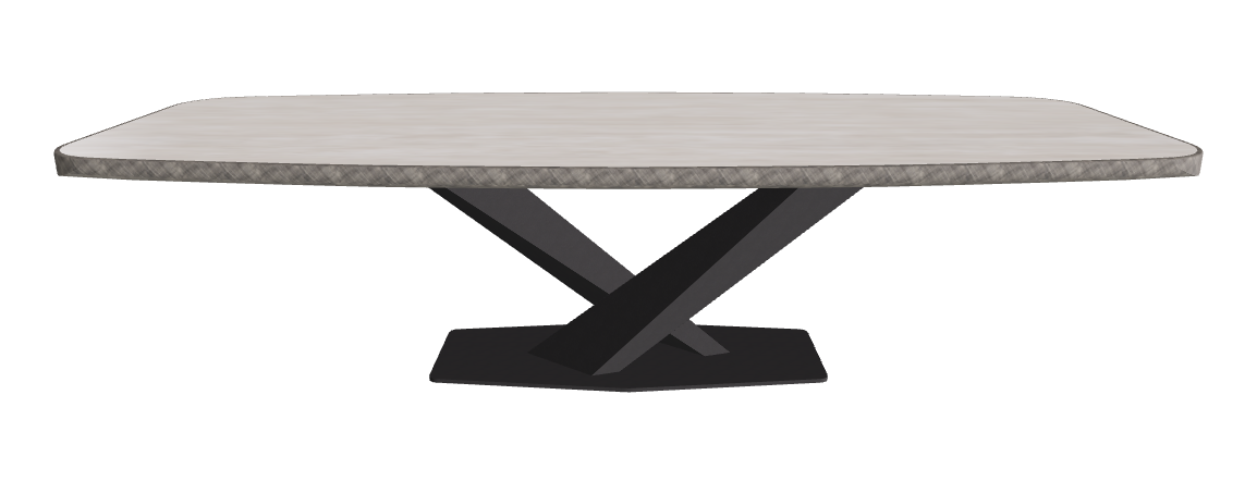 Colosseo_Black Embossed_Brushed Grey