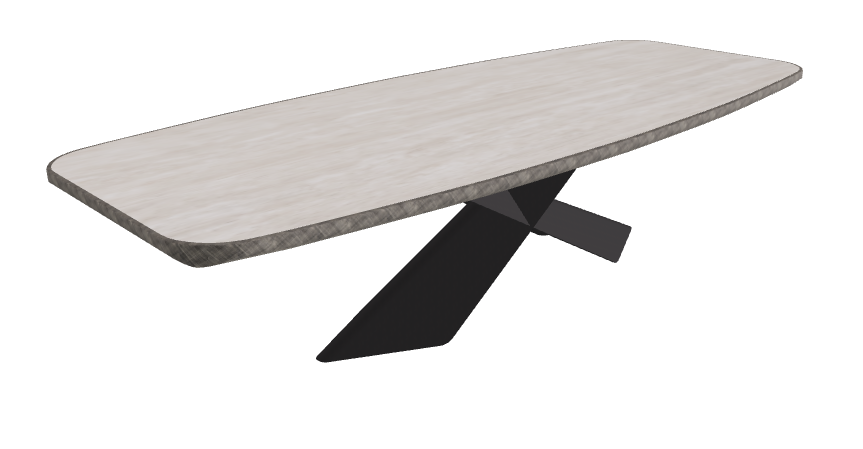 Colosseo_Black Embossed_Brushed Grey