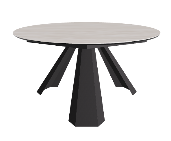 Diameter 140 x Height 73 cm_Colosseo_Black Embossed