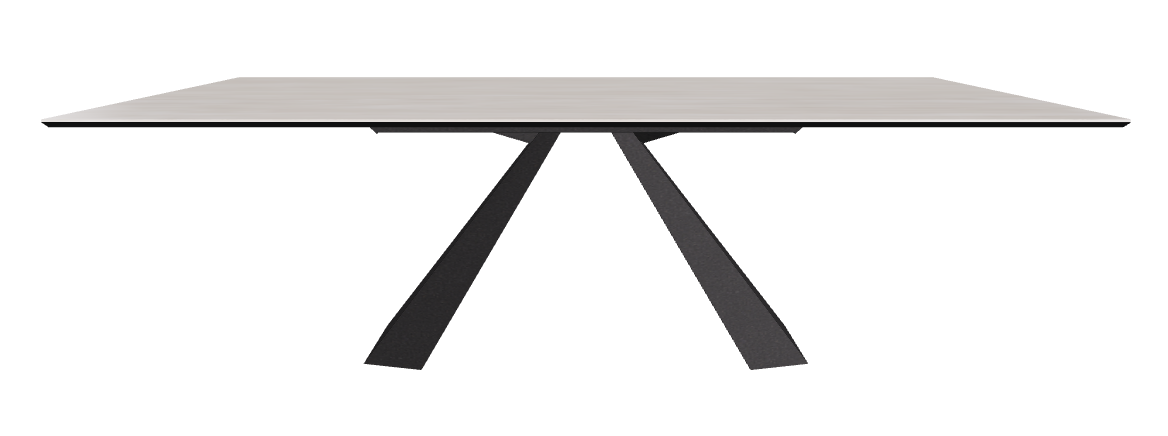 240x120x73h Rectangle Shaped_Colosseo_Black Embossed