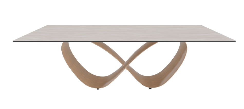 240x120x74h Rectangle Shaped_Colosseo_Brushed Bronze