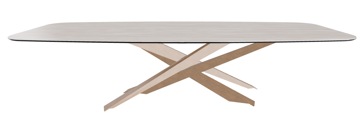 300x120x74.5h Barrel Shaped_Colosseo_Brushed Bronze