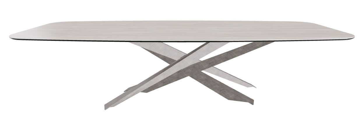 300x120x74.5h Barrel Shaped_Colosseo_Brushed Grey