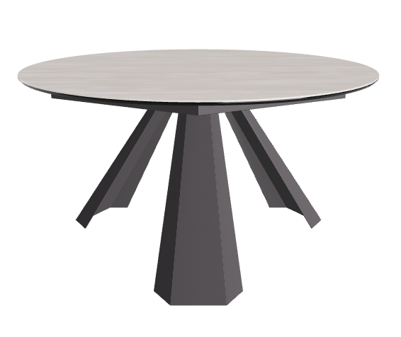 Diameter 140 x Height 73 cm_Colosseo_Graphite Embossed