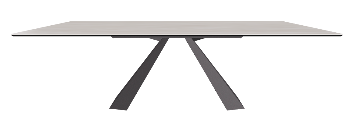 240x120x73h Rectangle Shaped_Colosseo_Graphite Embossed