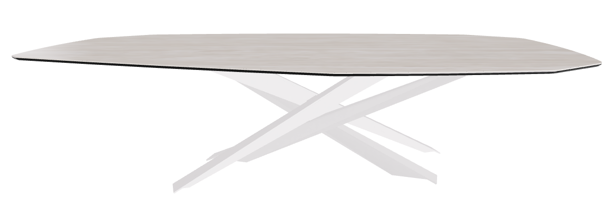 300x130x74.5h Polygon Shaped_Colosseo_Pearl Embossed