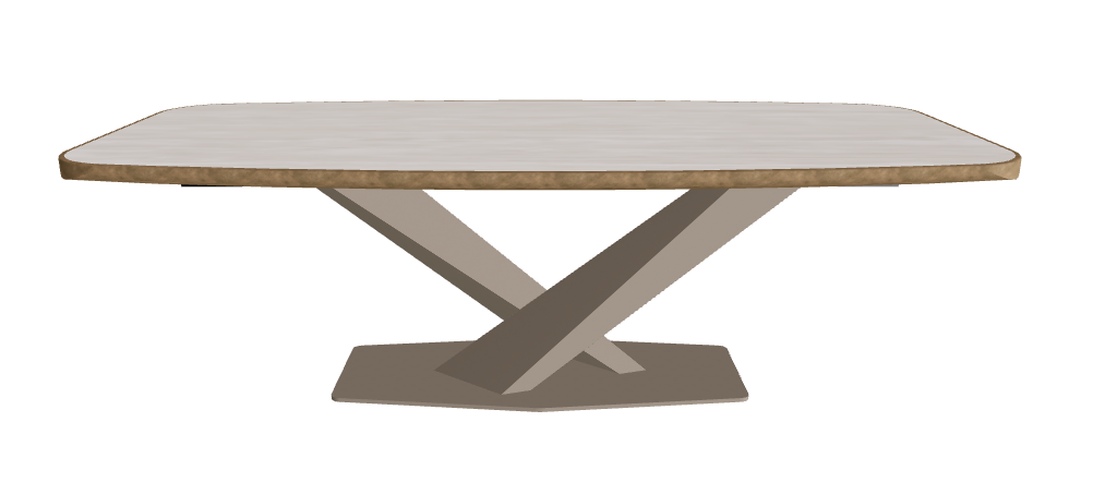 Colosseo_Titanium Embossed_Brushed Bronze