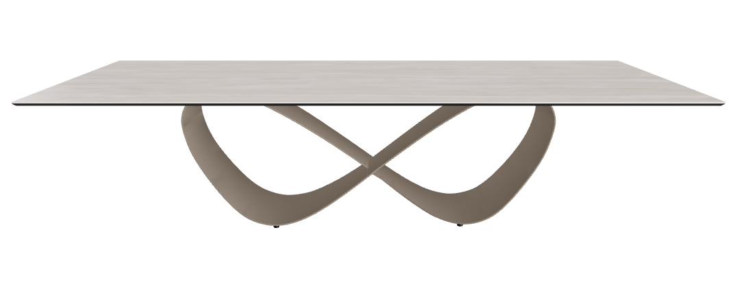 300x120x75h Rectangle Shaped_Colosseo_Titanium Embossed